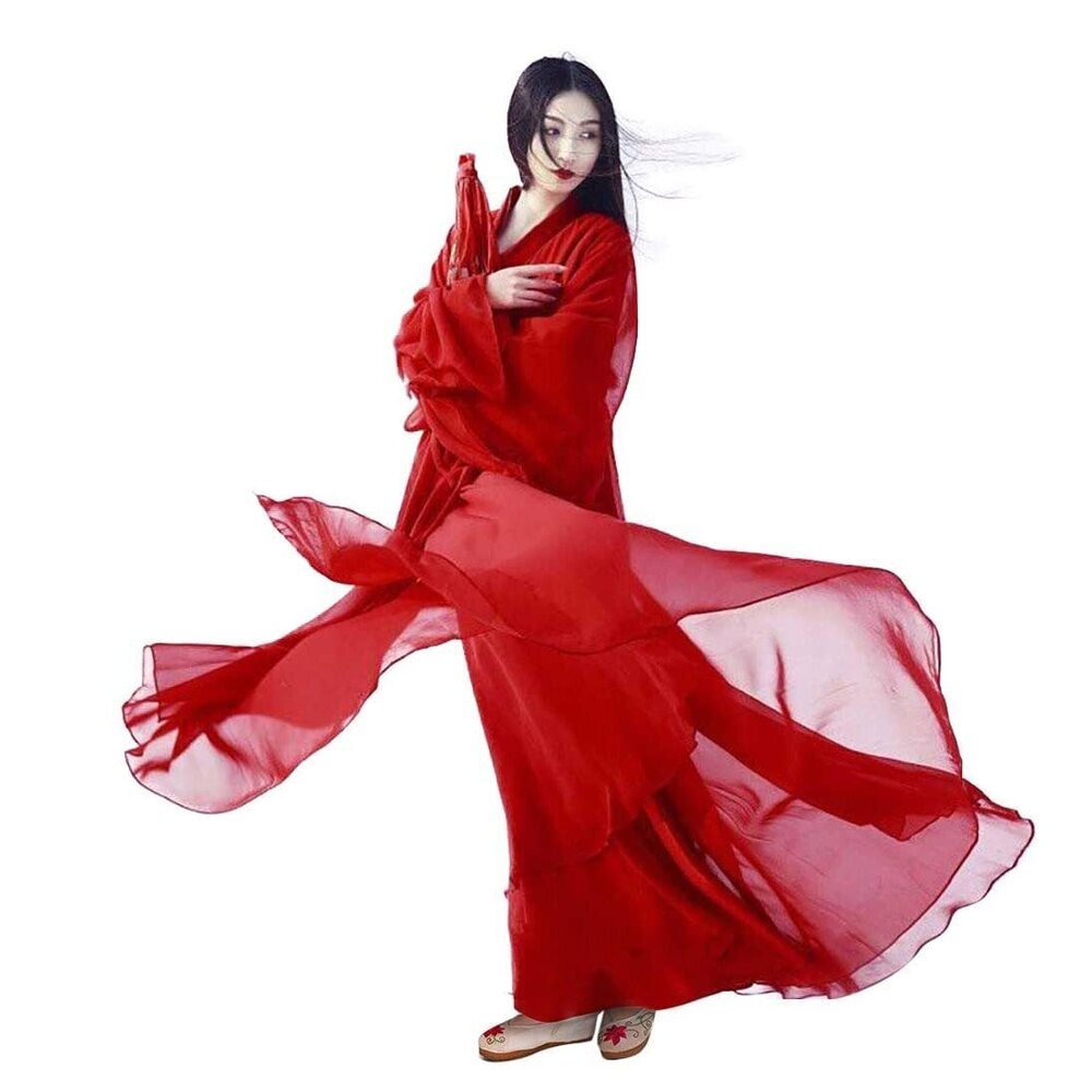 9558 Traditional Chinese Ancient Costume Martial Art Fairy Hanfu Dress